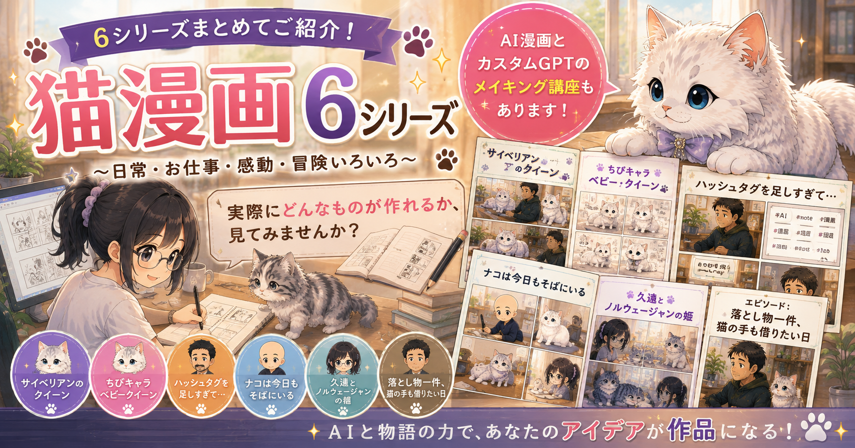 Cat manga / 猫漫画